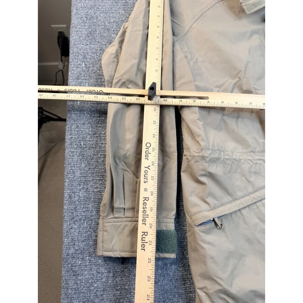 Vintage The North Face Gore-Tex Jacket M Tan USA Made Brown Label Hiking Y2K Wor